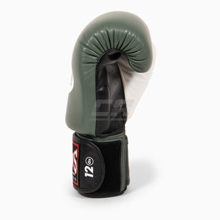 Gants de Muay Thai Twins Special BGVL4 Noir-vert-blanc