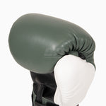 Gants de Muay Thai Twins Special BGVL4 Noir-vert-blanc