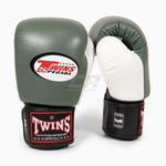 Gants de Muay Thai Twins Special BGVL4 Noir-vert-blanc