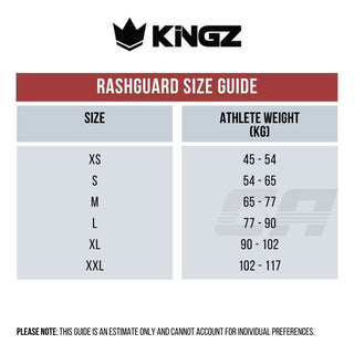 Rashguard No-Gi Kingz Gerangschikte Prestatie S/S