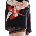 Shorts de MMA Manto Tuff Luv noir