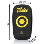 Pao Fairtex Microfibre Courbé Petit KPLC6 Noir-or