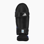 Protège-tibias avec parapet Adidas Pro Kickboxing WAKO Bleu-blanc