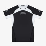 Rashguard Manto Ranked 25 maniche corte Bianco-Combat Arena