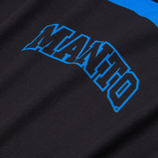 Rashguard Manto Ranked 25 maniche corte Blu-Combat Arena