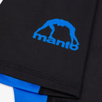 Rashguard Manto Ranked 25 maniche corte Blu-Combat Arena