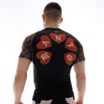 Rashguard Manto Tuff Luv korte mouwen zwart
