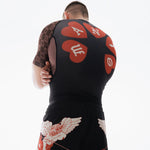 Rashguard Manto Tuff Luv korte mouwen zwart