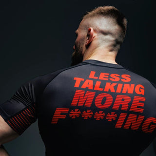 Rashguard Manto Fighting manches courtes Noir