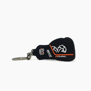 Bokshandschoen sleutelhanger in rubber Rival RS1 Zwart