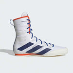 Scarpe da Boxe Adidas Box Hog 4 Bianco-blu-Combat Arena