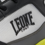 Scarpe da Boxe Leone 1947 Premium CL110 Nero-lime-Combat Arena