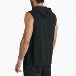 Mouwloos vest met capuchon Leone Logo ABX120 Zwart