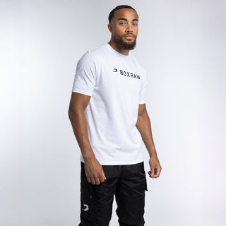 T-shirt Boxraw A.B.C. Bianco-Combat Arena