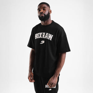 T-shirt Boxraw East Street Oversize Nero-Combat Arena
