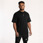 T-shirt Boxraw Lineal Oversize Nero-Combat Arena
