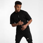 T-shirt Boxraw Lineal Oversize Nero-Combat Arena