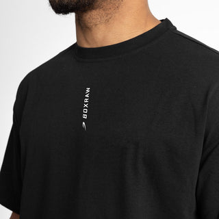T-shirt Boxraw Lineal Oversize Nero-Combat Arena