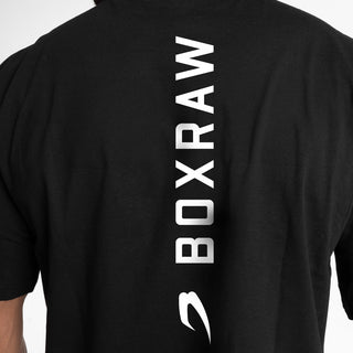 T-shirt Boxraw Lineal Oversize Nero-Combat Arena