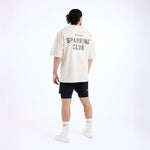 T-shirt Boxraw Sparring Club Oversize Beige-Combat Arena