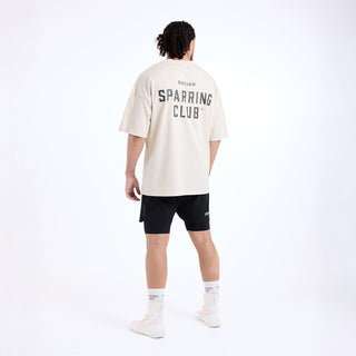 T-shirt Boxraw Sparring Club Oversize Beige-Combat Arena