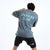 T-shirt Boxraw Sparring Club Oversize Grigio-Combat Arena