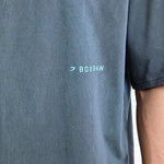 T-shirt Boxraw Sparring Club Oversize Grigio-Combat Arena