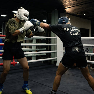 T-shirt Boxraw Sparring Club Oversize Nero-Combat Arena