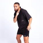 T-shirt Boxraw Sparring Club Oversize Nero-Combat Arena