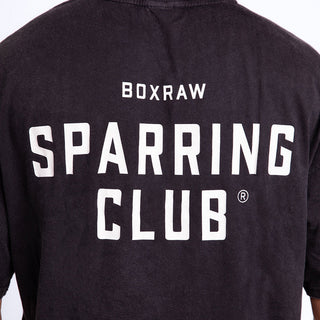 T-shirt Boxraw Sparring Club Oversize Nero-Combat Arena