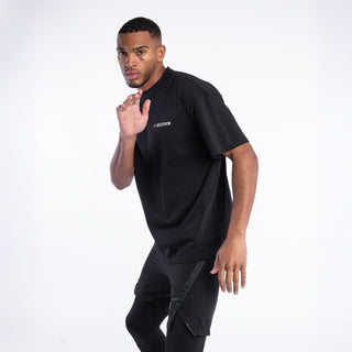 T-shirt Boxraw We Don't Play Boxing Oversize Nero-Combat Arena