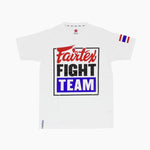 T-shirt Fairtex Fight Team TST51 Bianco-blu-Combat Arena