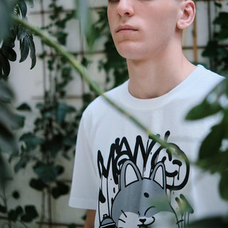 T-shirt Manto Debza bianco-Combat Arena