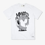 T-shirt Manto Debza bianco-Combat Arena