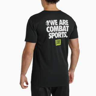 T-shirt tecnica Leone Logo Wacs ABX126 Nero-Combat Arena