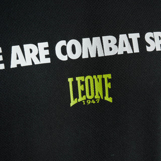 T-shirt tecnica Leone Logo Wacs ABX126 Nero-Combat Arena