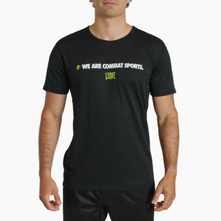 T-shirt tecnica Leone Logo Wacs ABX126 Nero-Combat Arena