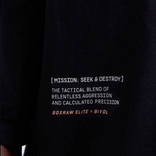 T-shirt Bivol x Boxraw Oversize Noir