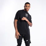 T-shirt Boxraw HRDR FSTR SMTR Oversize Noir