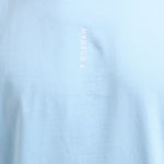 T-shirt Boxraw Lineal Oversize Bleu