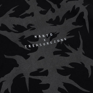 T-shirt oversize Manto Treasure Zone Noir