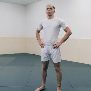 Shorts de MMA Manto Shield Blanc 