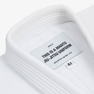 BJJ Gi Manto Base 3.0 Bianco-Combat Arena