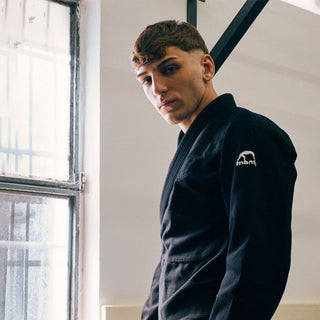 BJJ Gi Manto Base 3.0 Nero-bianco-Combat Arena