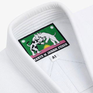 BJJ Gi Manto Dogs Blanc-Combat Arena