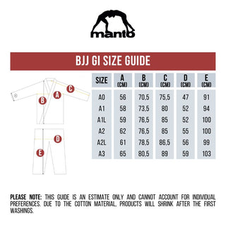 BJJ Gi Manto Society noir