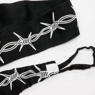 Bandes 3,5mt Leone IUTER Barbed Wire AB705IU Noir-Combat Arena
