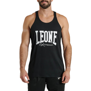 Tank top Leone Logo ABX118 Zwart 