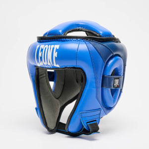 Hoofdbeschermer WAKO Leone CS446 Blauw-Combat Arena