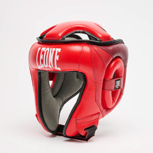 Hoofdbeschermer WAKO Leone CS446 Rood-Combat Arena